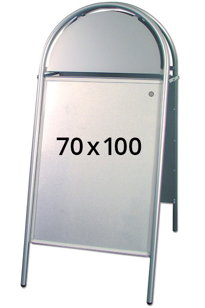 Expo Gotik Kundenstopper 70x100cm - silber